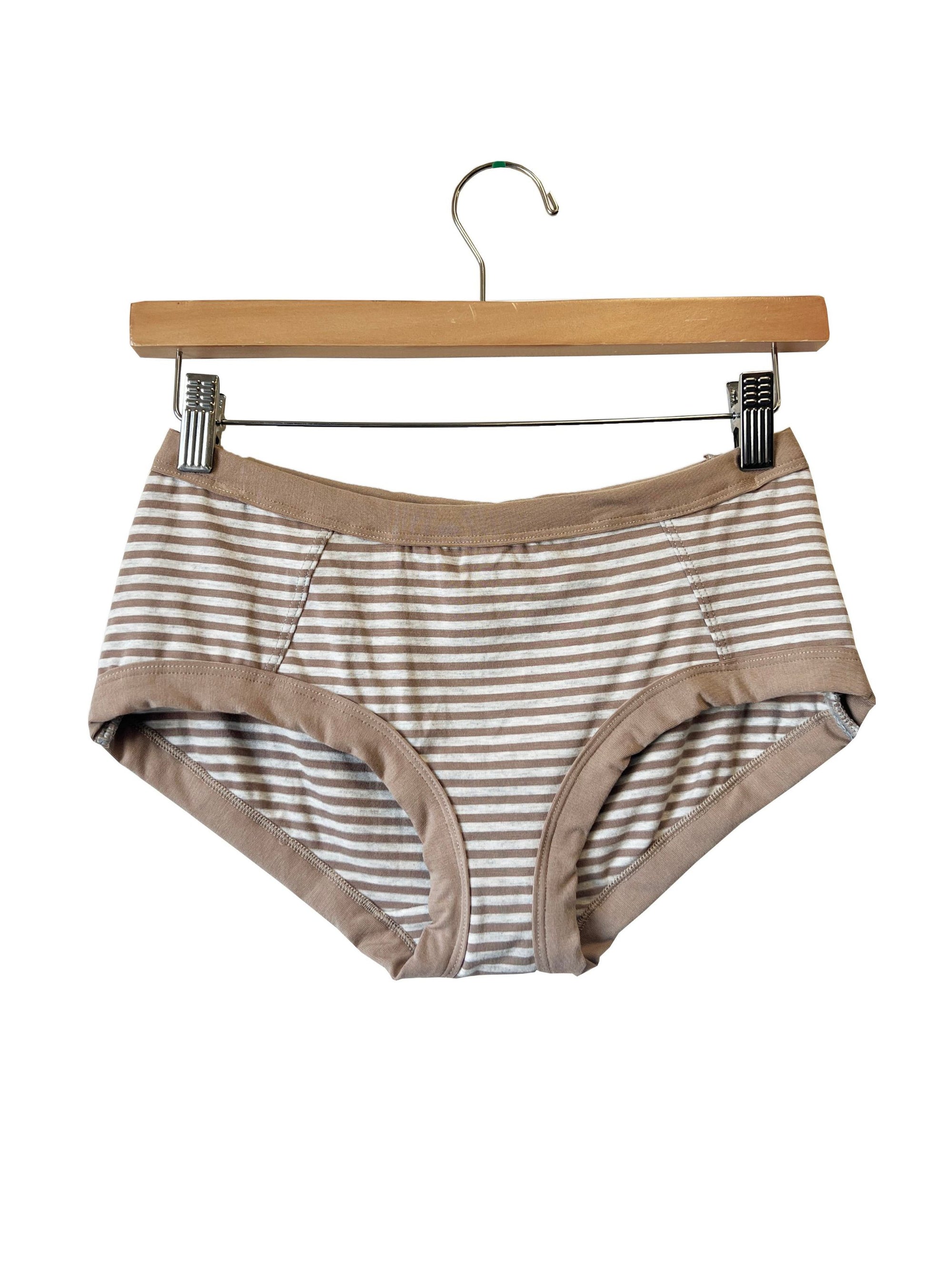 Low Waisted Sand Stripe