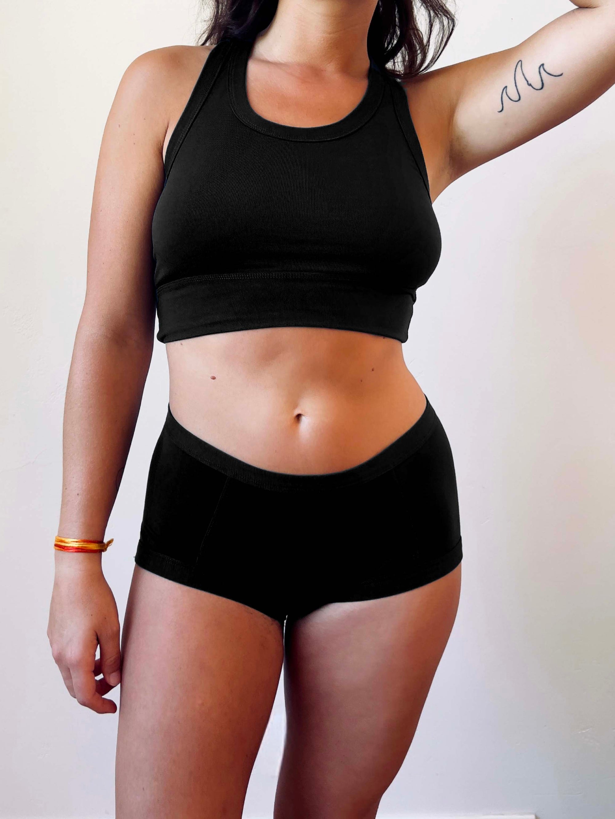 Black Racerback Bralette