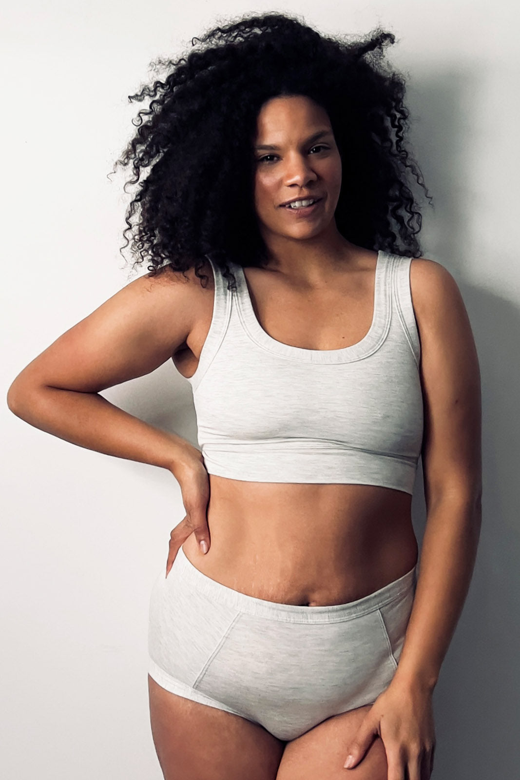 Oat Scoop Neck Bralette