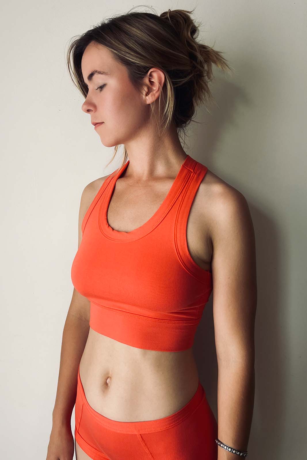 Hot Coral Racerback Bralette