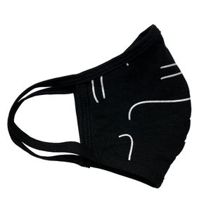 bamboo viscose mask black 