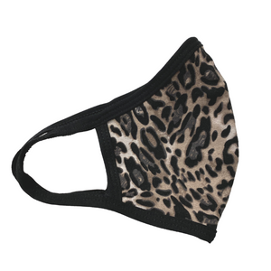 bamboo viscose mask animal print 