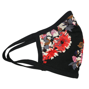 bamboo viscose mask floral 